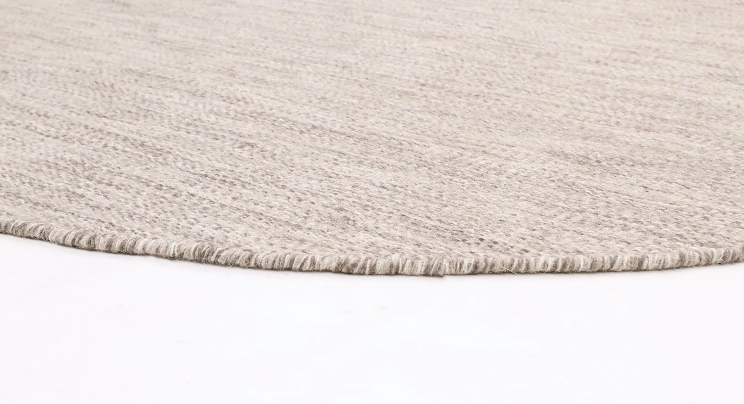 Round rug - Dhurry (beige)