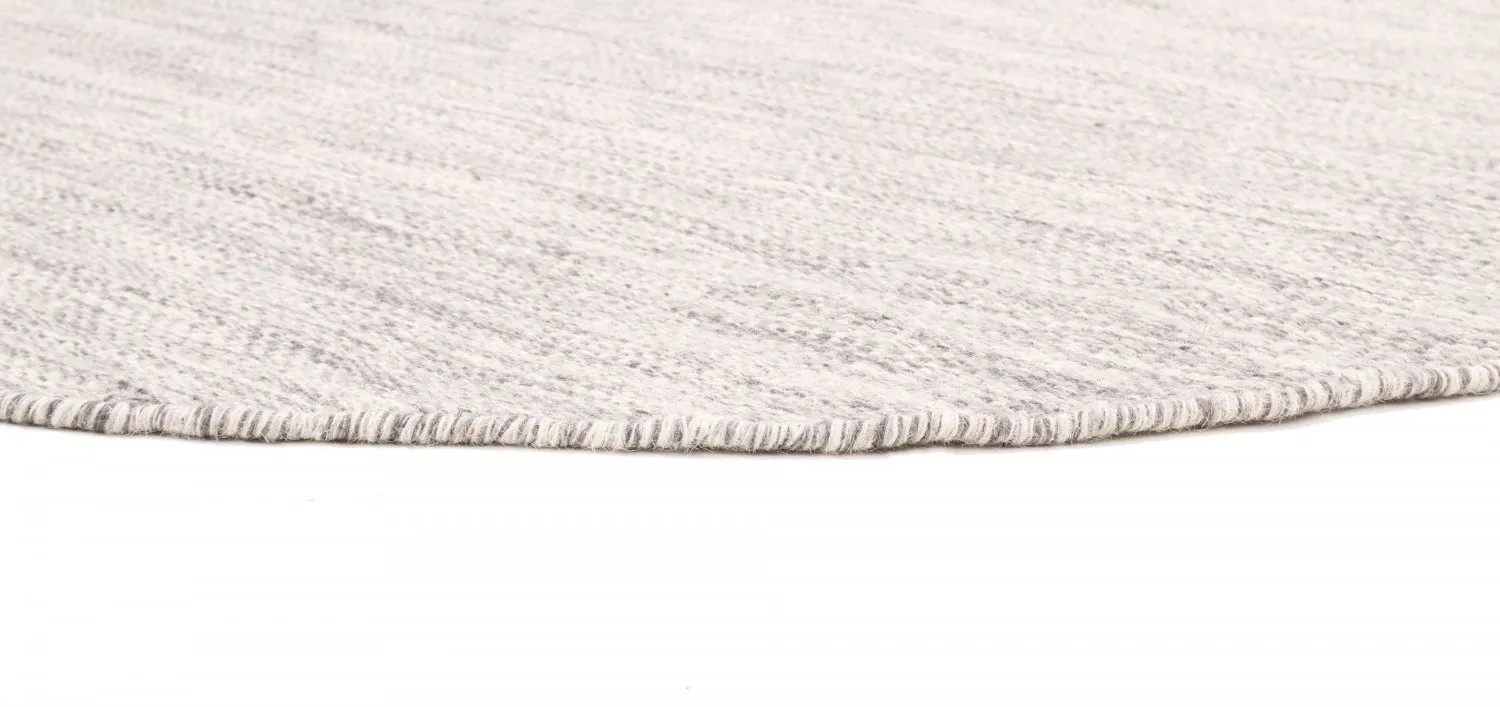 Round rug - Dhurry (grey)