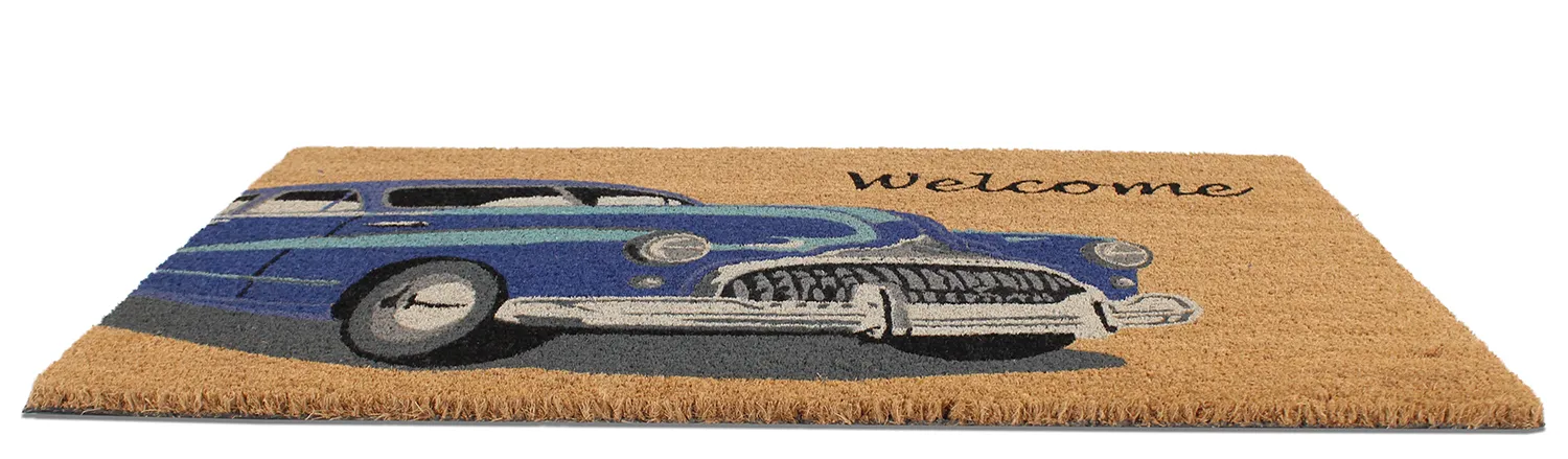 Door mat - Car (blue)