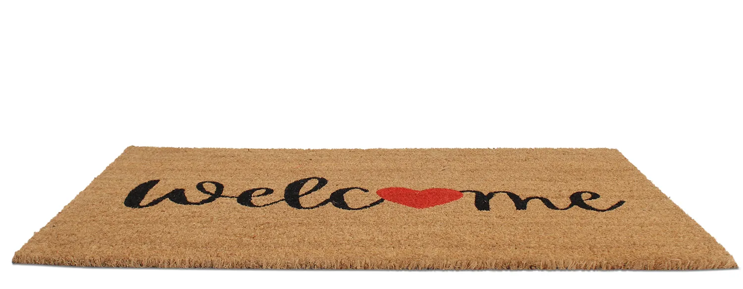 Door mat - Heart (nature)