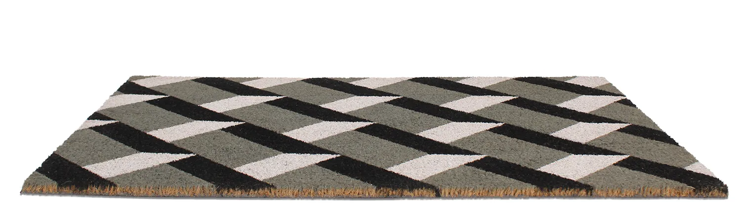 Door mat - Paisley (grey)