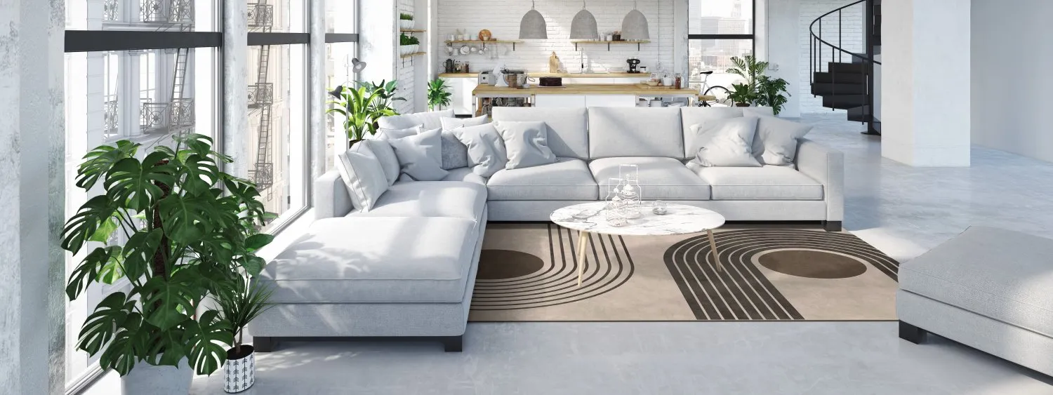 Wilton rug - Moudania (brown/black)