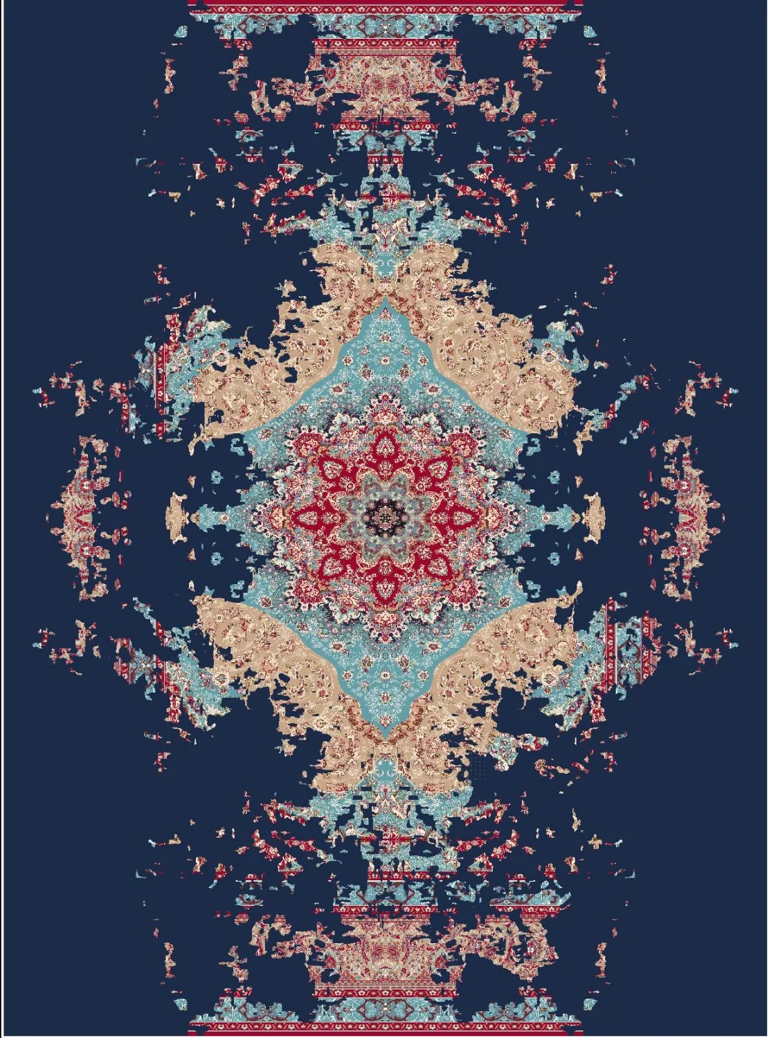 Wilton rug - Murzuk (blue)