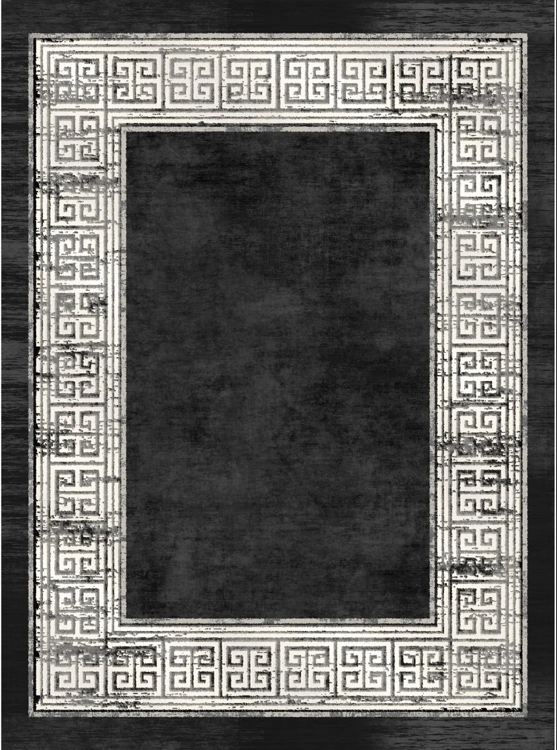 Wilton rug - Tilos (black/white)