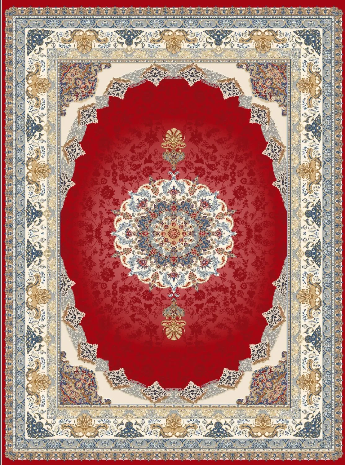 Wilton rug - Lukla (red)