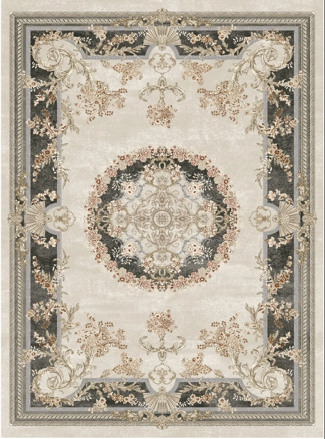 Wilton rug - Marand (grey/beige)