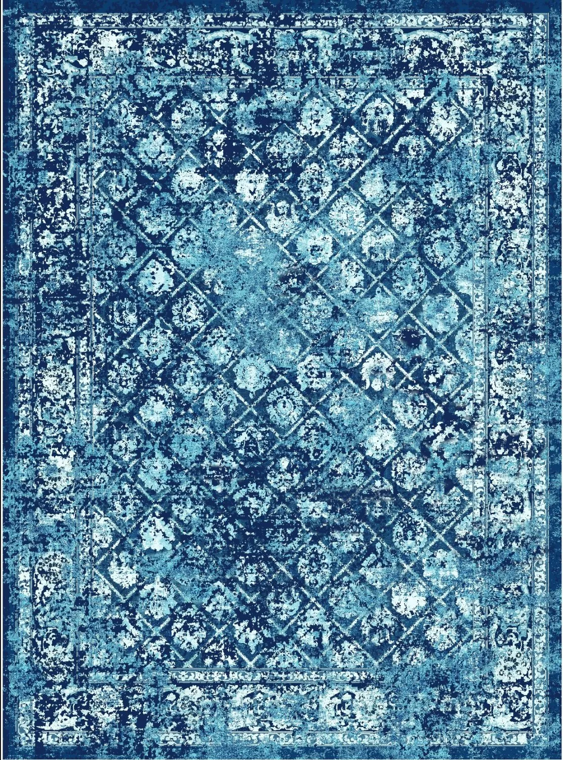 Wilton rug - Douz (blue)