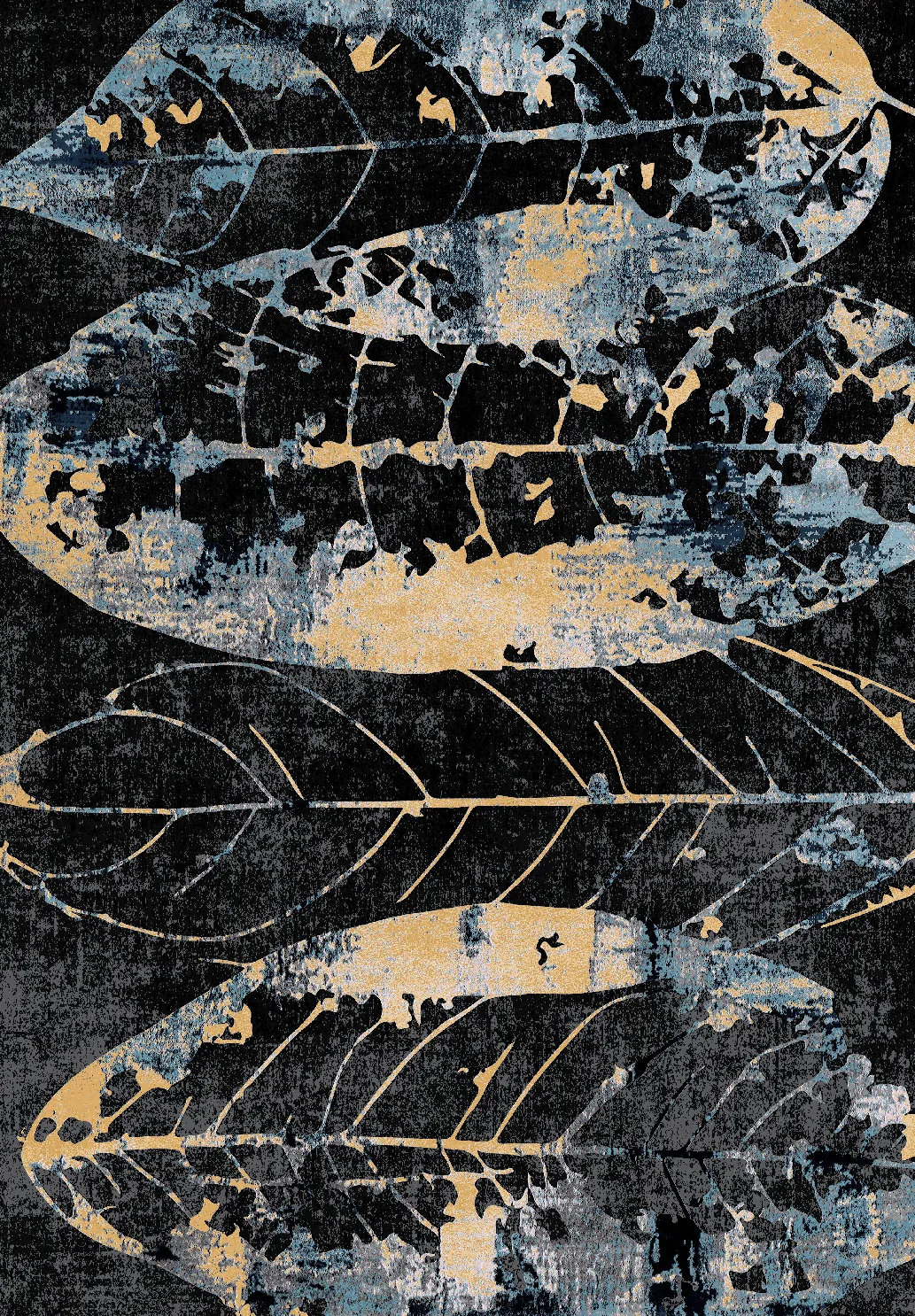 Wilton rug - Nyx (black/multi)