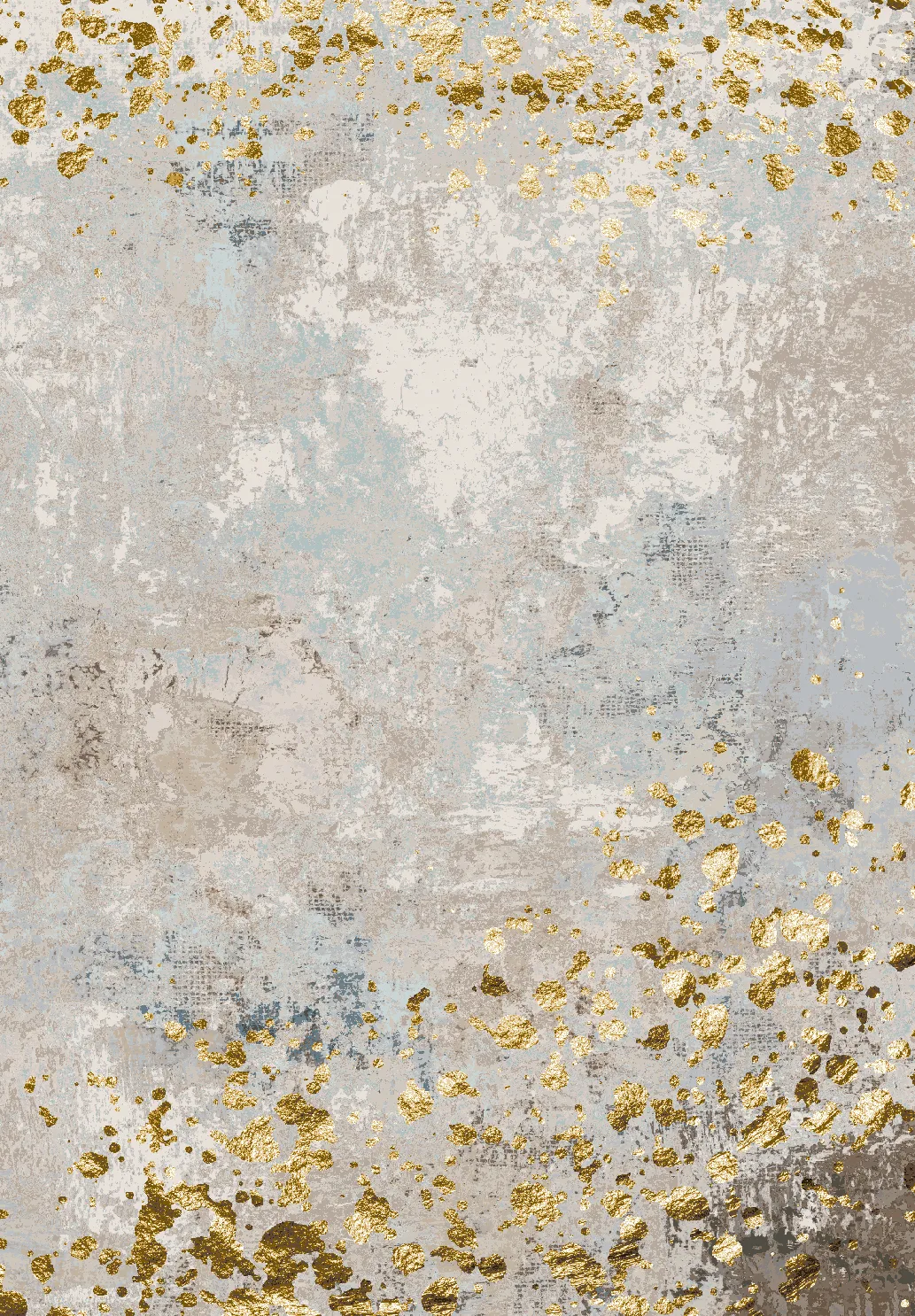 Wilton rug - Maude (grey/gold)