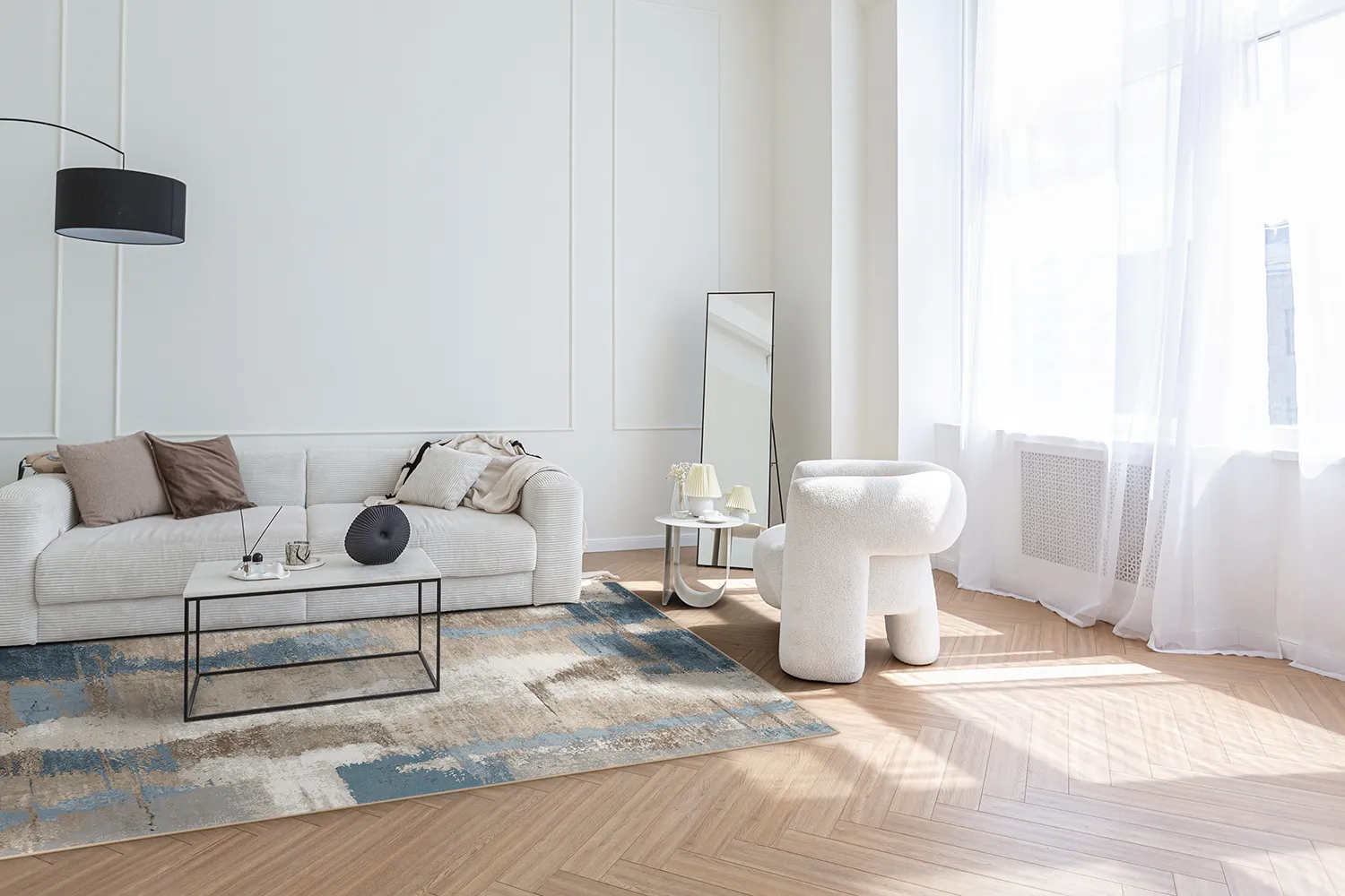 Wilton rug - Arwen (blue/multi)