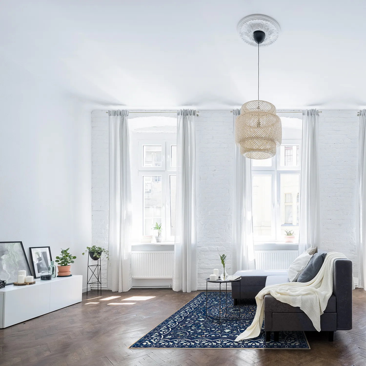Wilton rug - Theodora (blue)