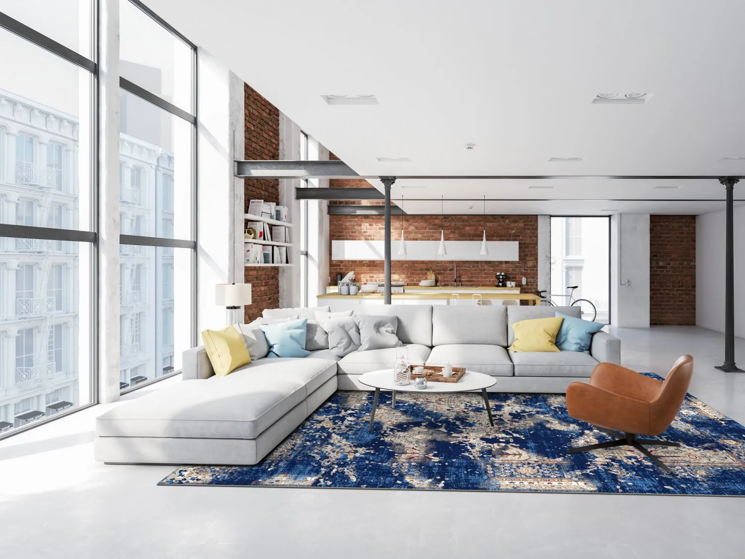 Wilton rug - Temima (blue)