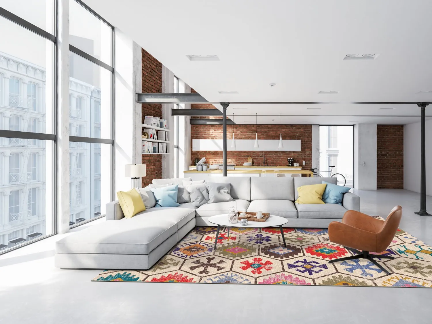 Wilton rug - Kulu (multi)