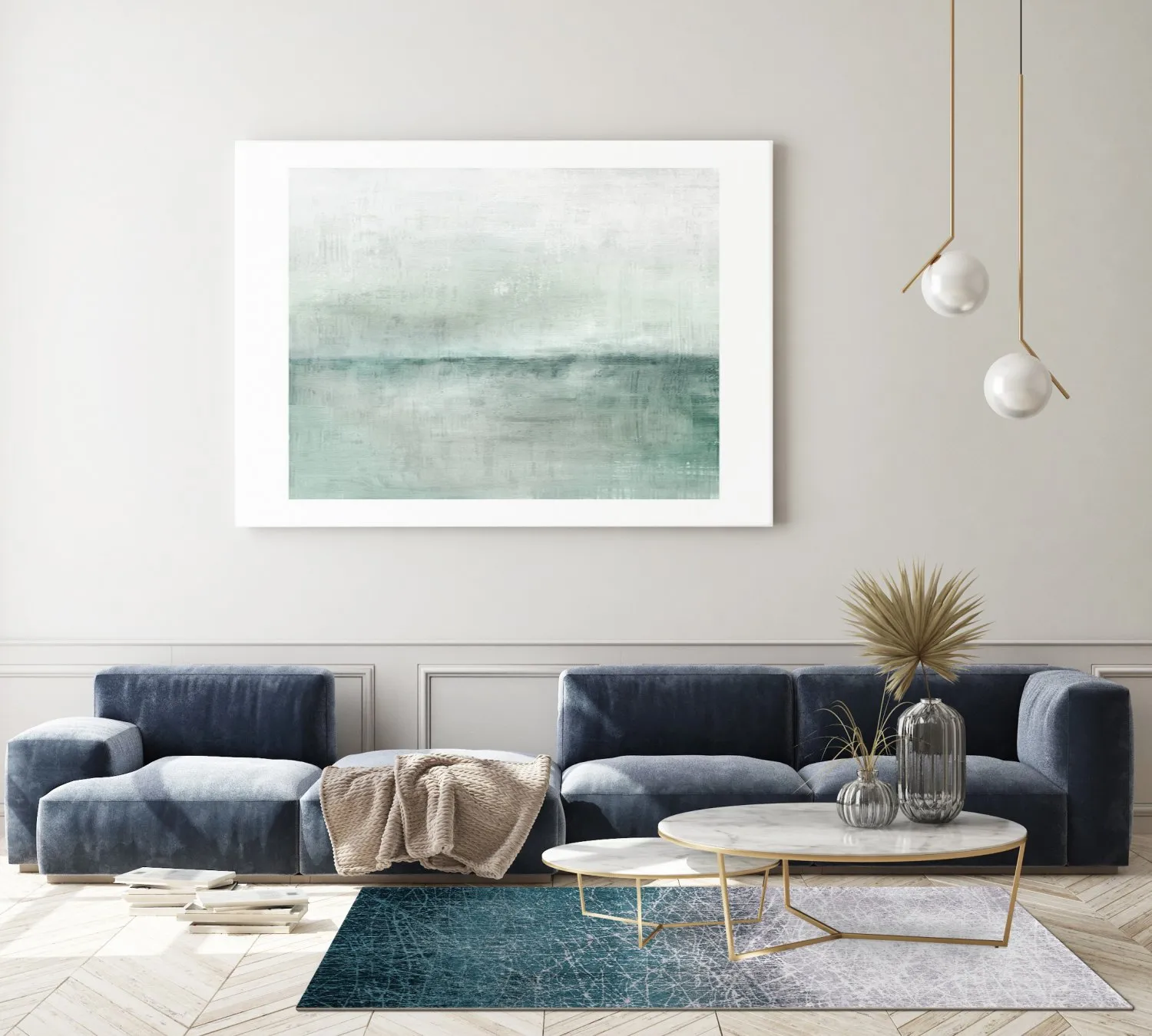Wilton rug - Jervis (turquoise)