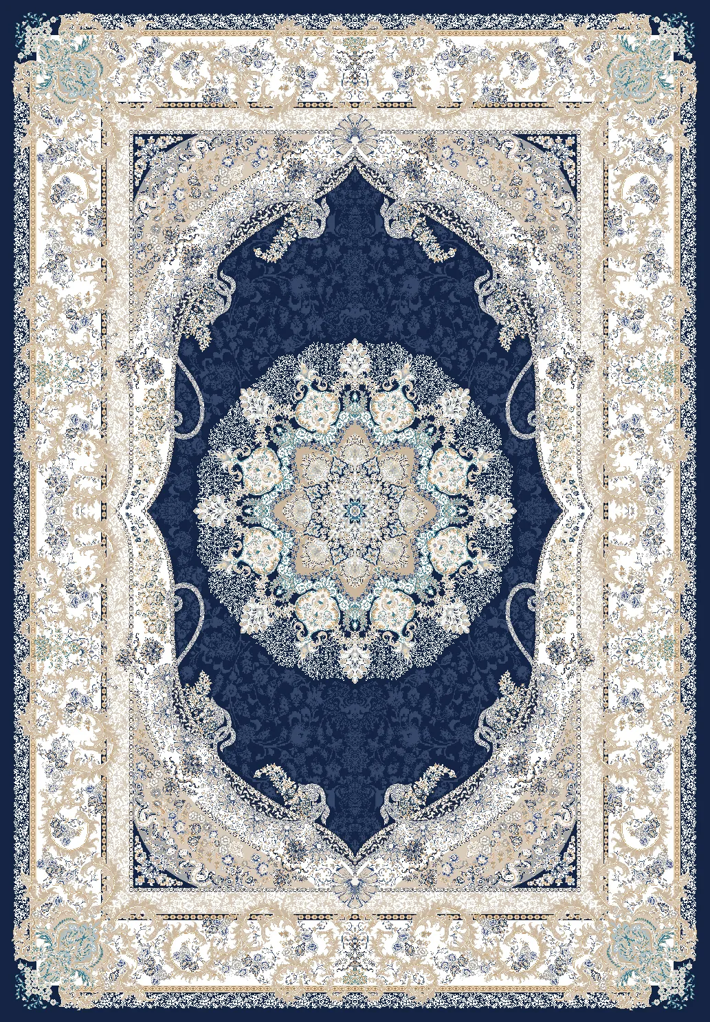 Wilton rug - Asara (blue)