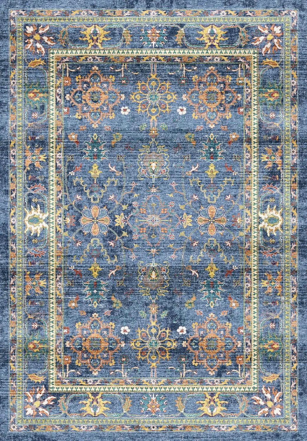Wilton rug - Livley (dark blue)