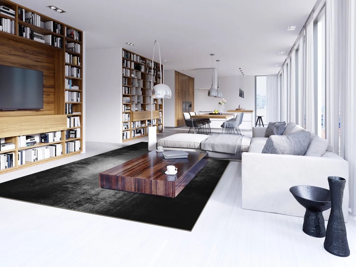 Wilton rug - Megara (grey)