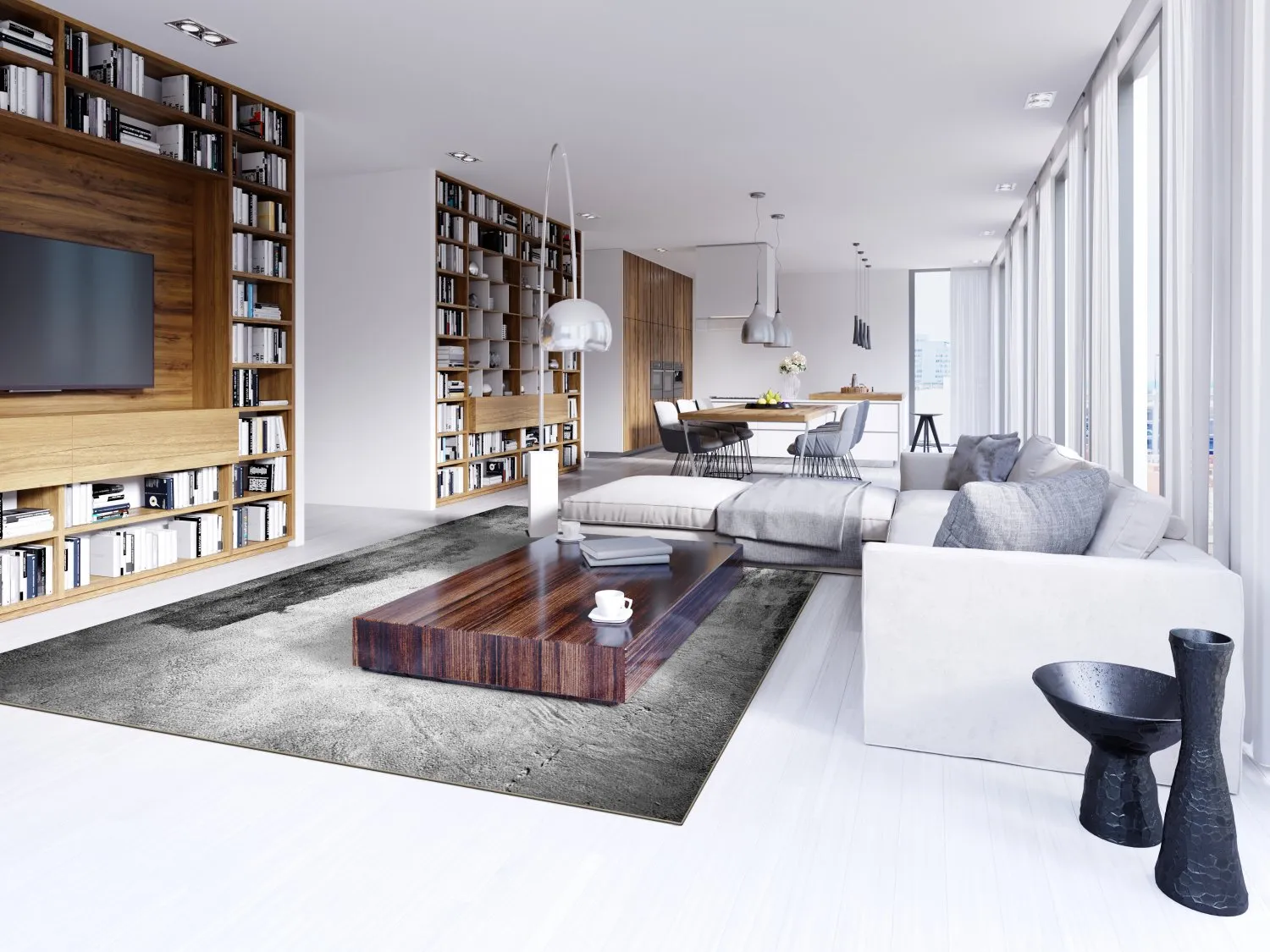 Wilton rug - Esperia (grey)