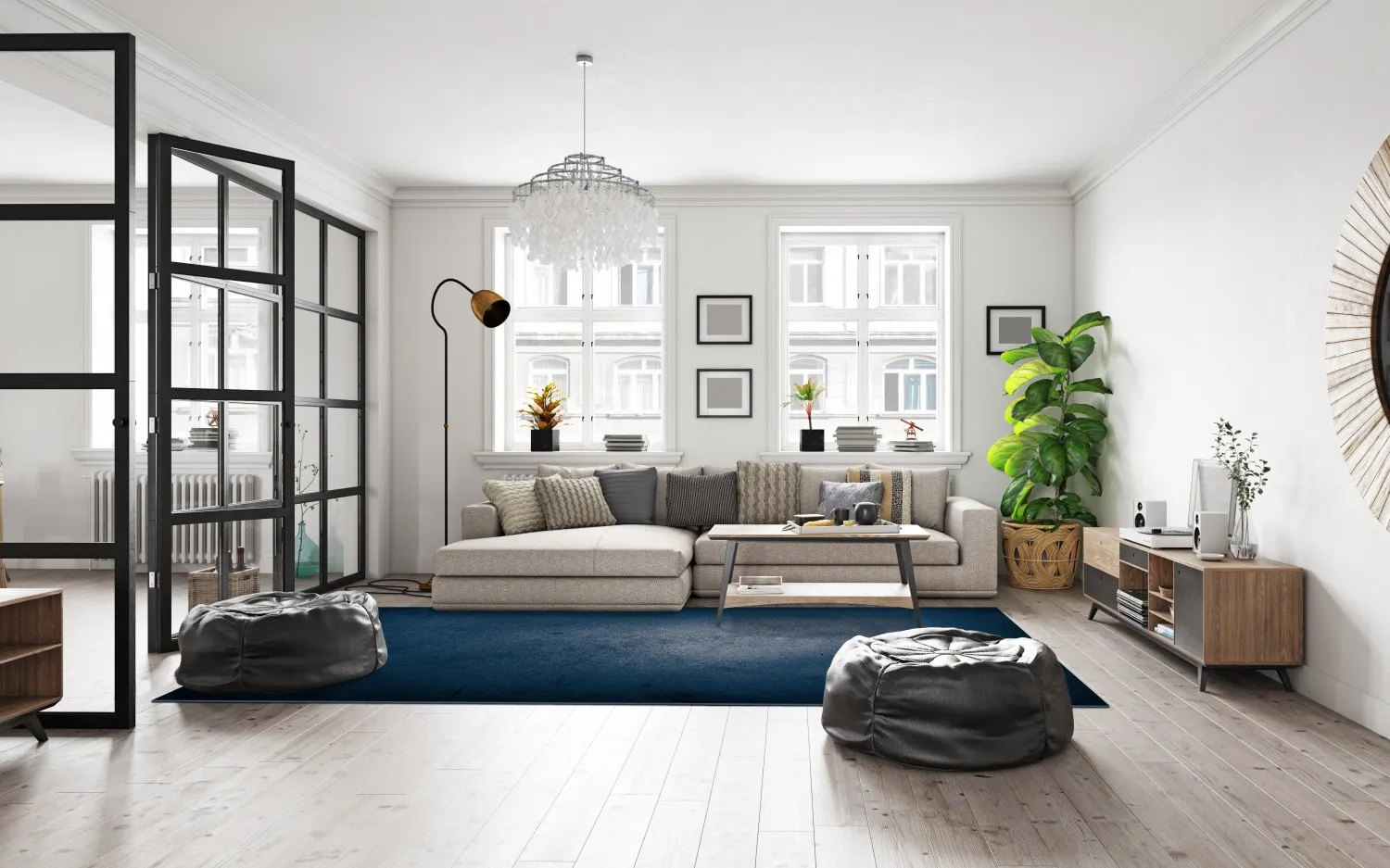 Wilton rug - Novelia (blue)