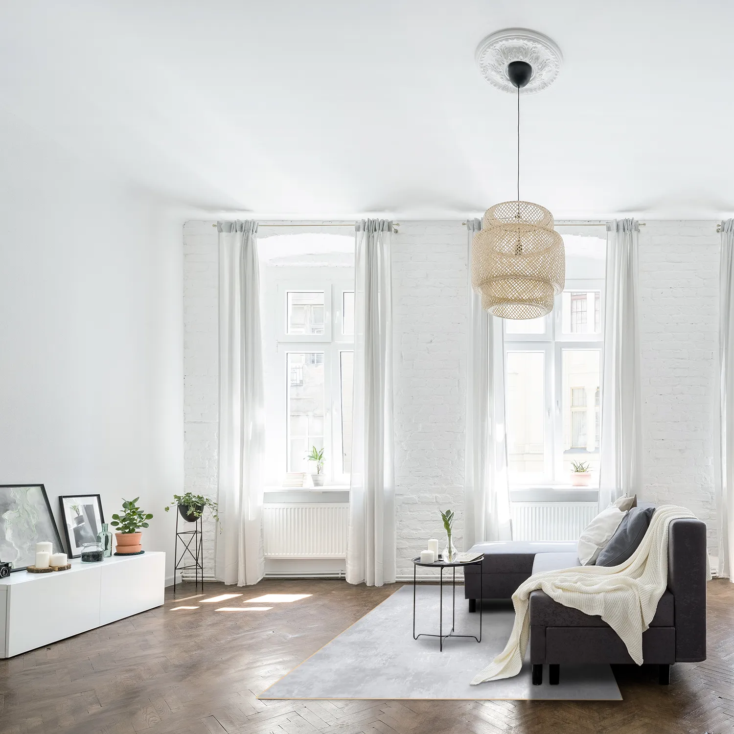 Wilton rug - Lynton (light grey)