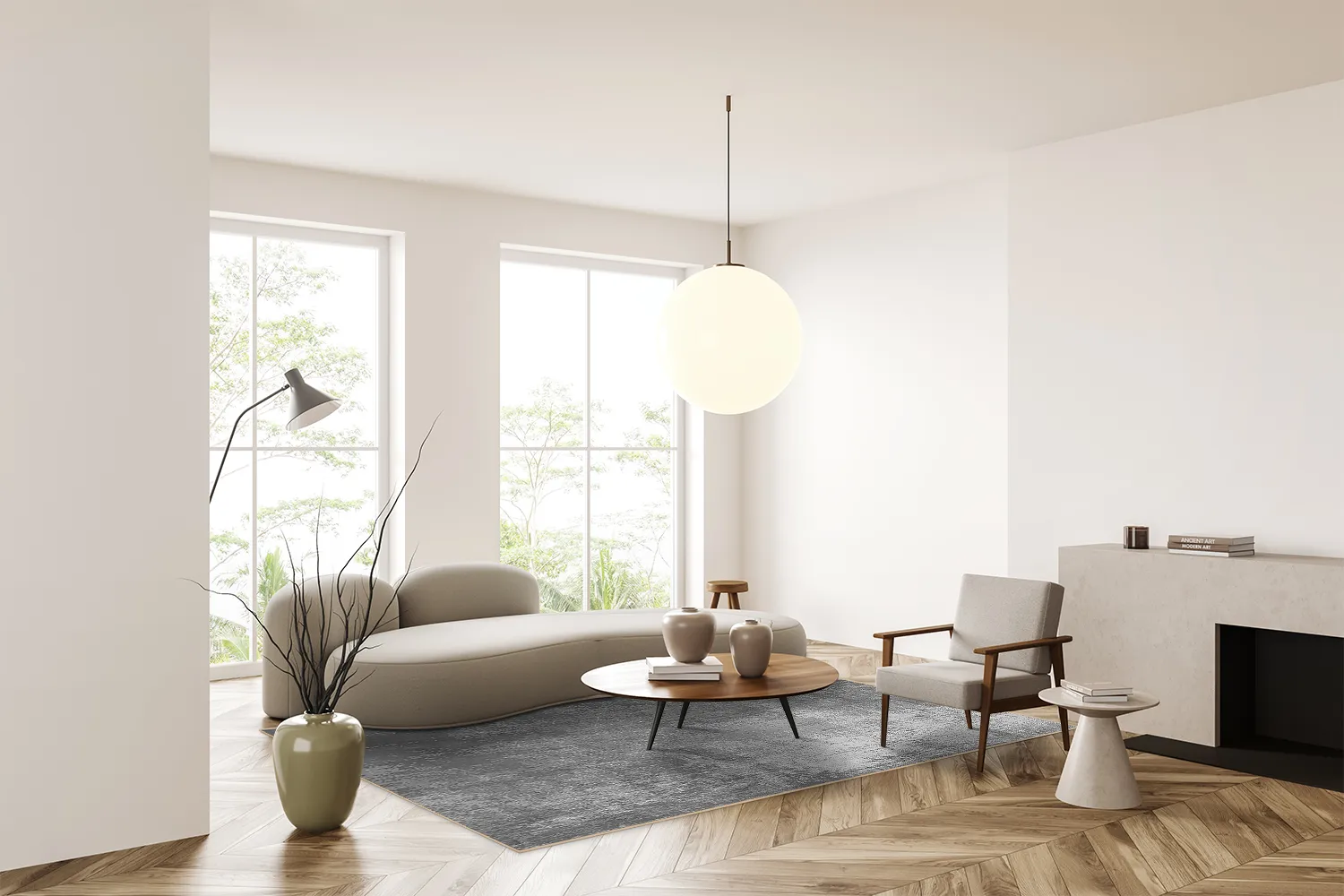 Wilton rug - Lynton (dark grey)