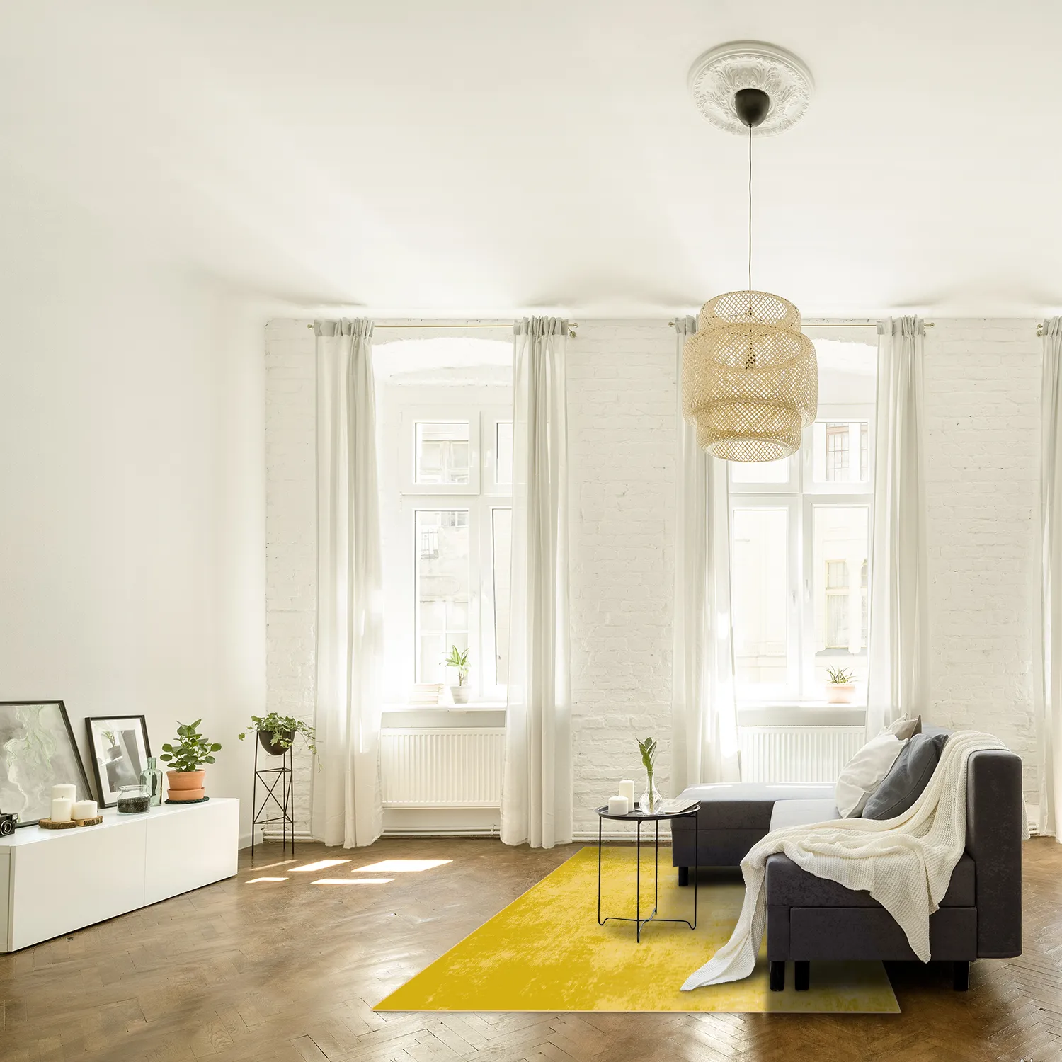 Wilton rug - Lynton (yellow)