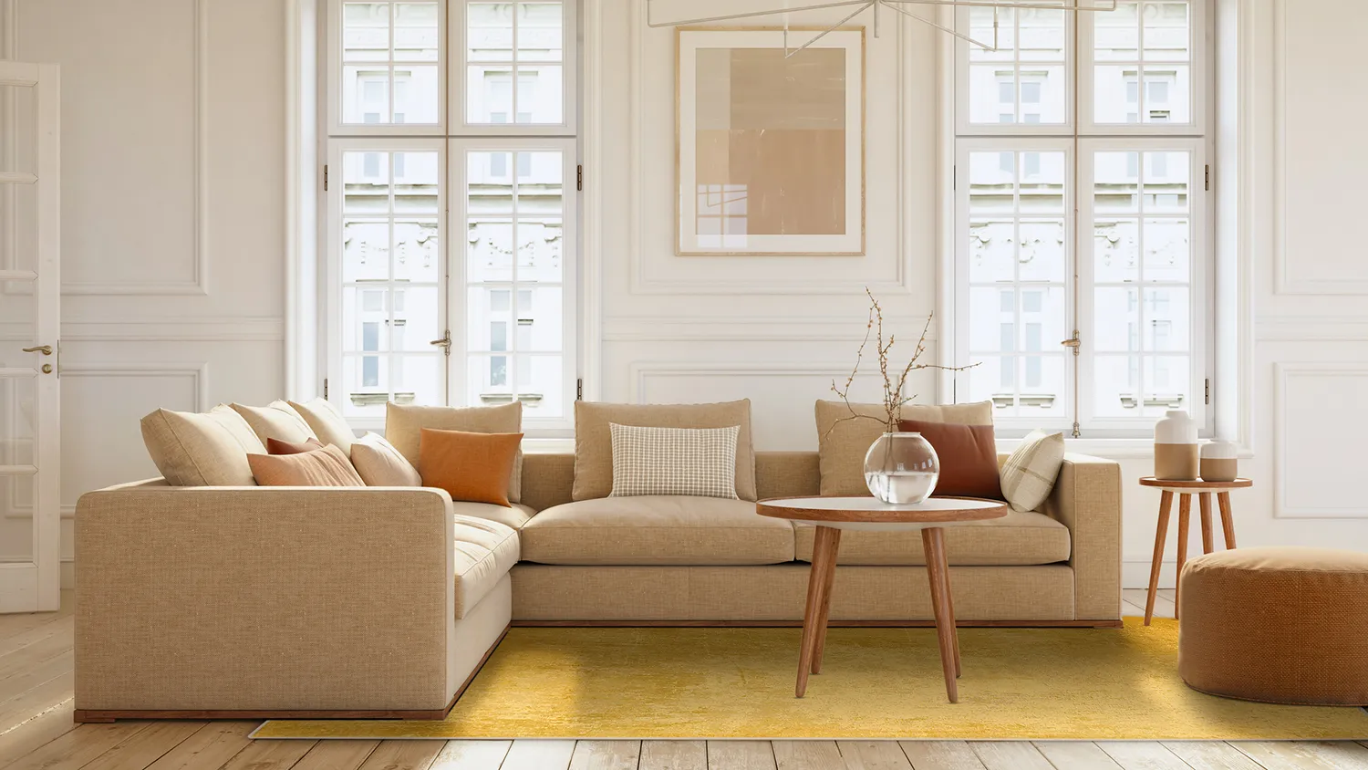 Wilton rug - Lynton (ochre)