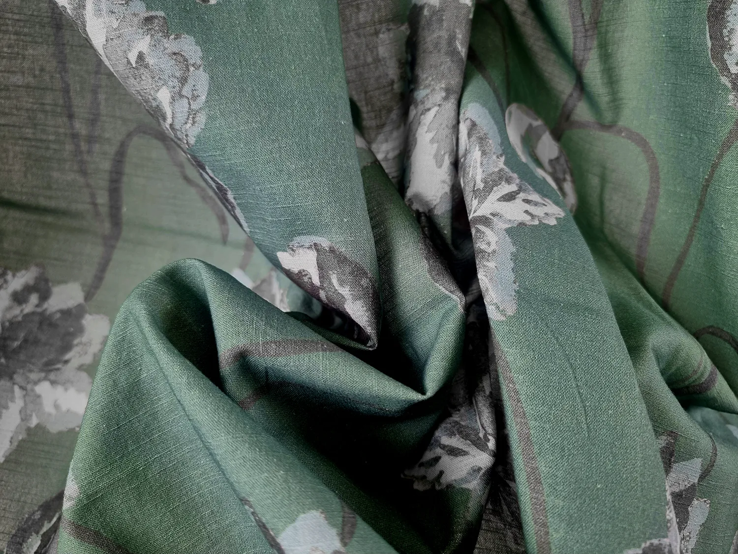 Cotton tablecloth - Alegria (green)