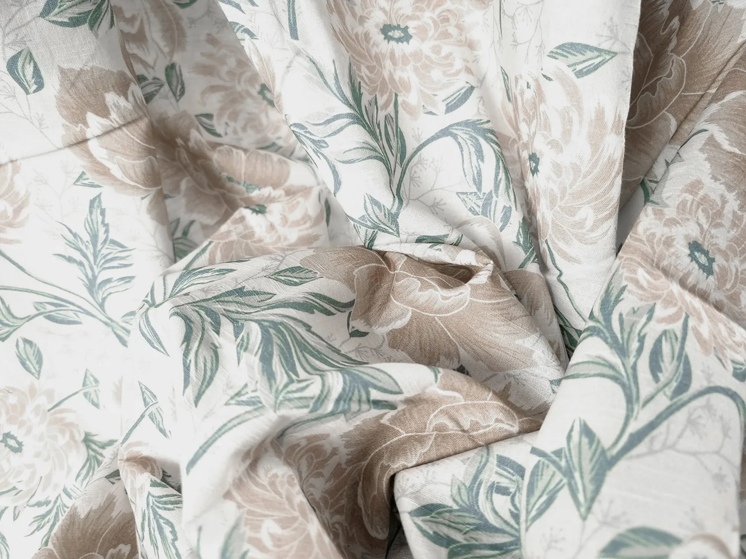 Cotton tablecloth - Almira (beige)