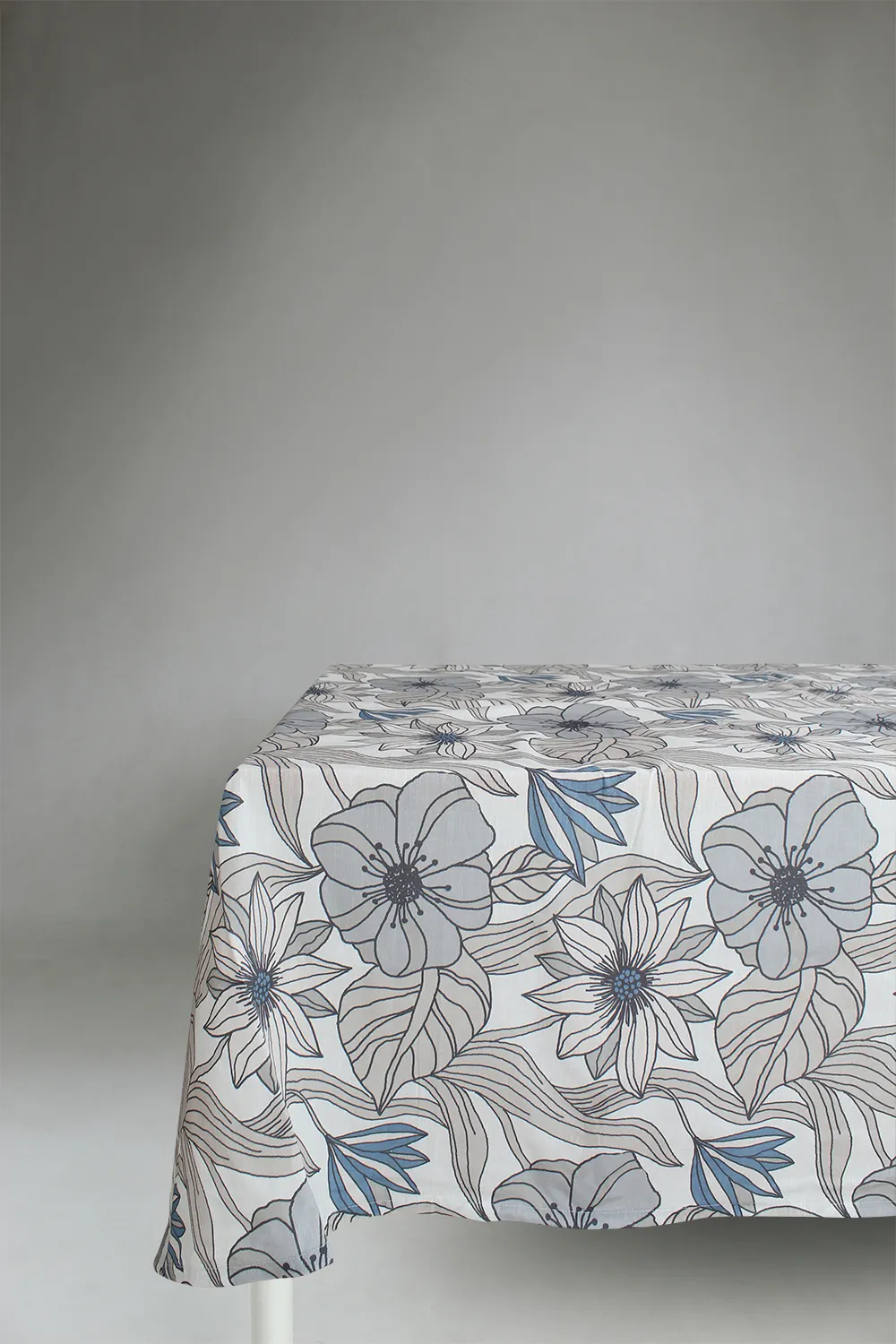 Cotton tablecloth - Aurelia (blue)