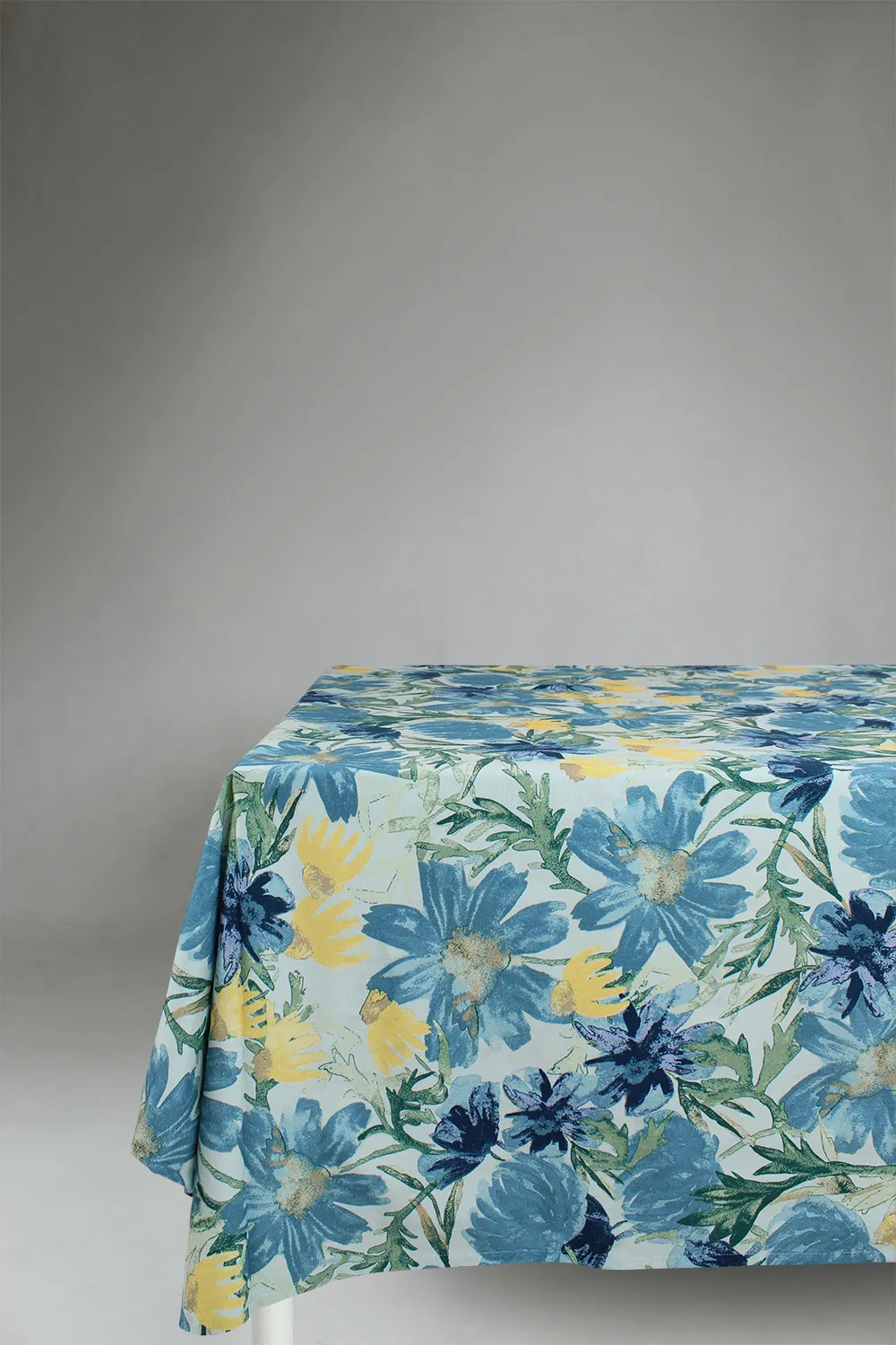 Cotton tablecloth - Cutie (blue)