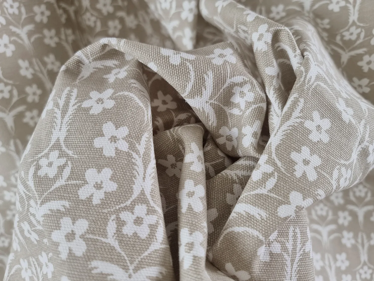 Cotton tablecloth Ella (beige)