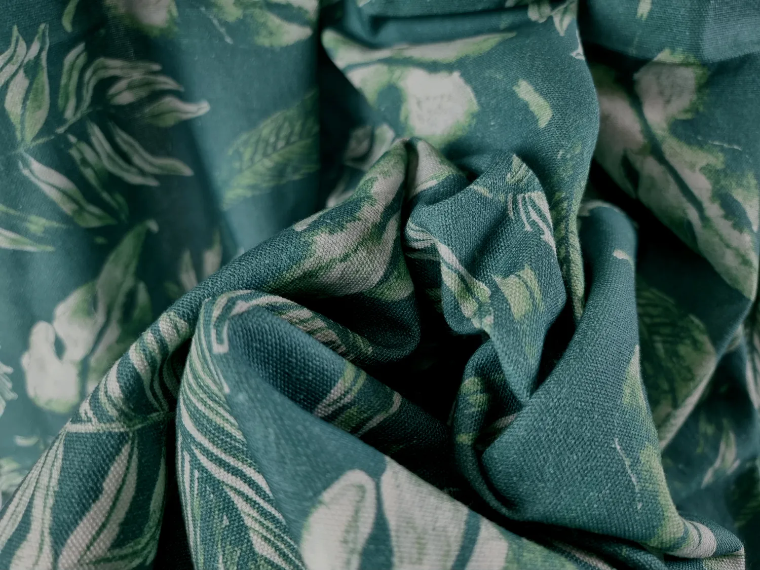 Cotton tablecloth - Lowe (green)