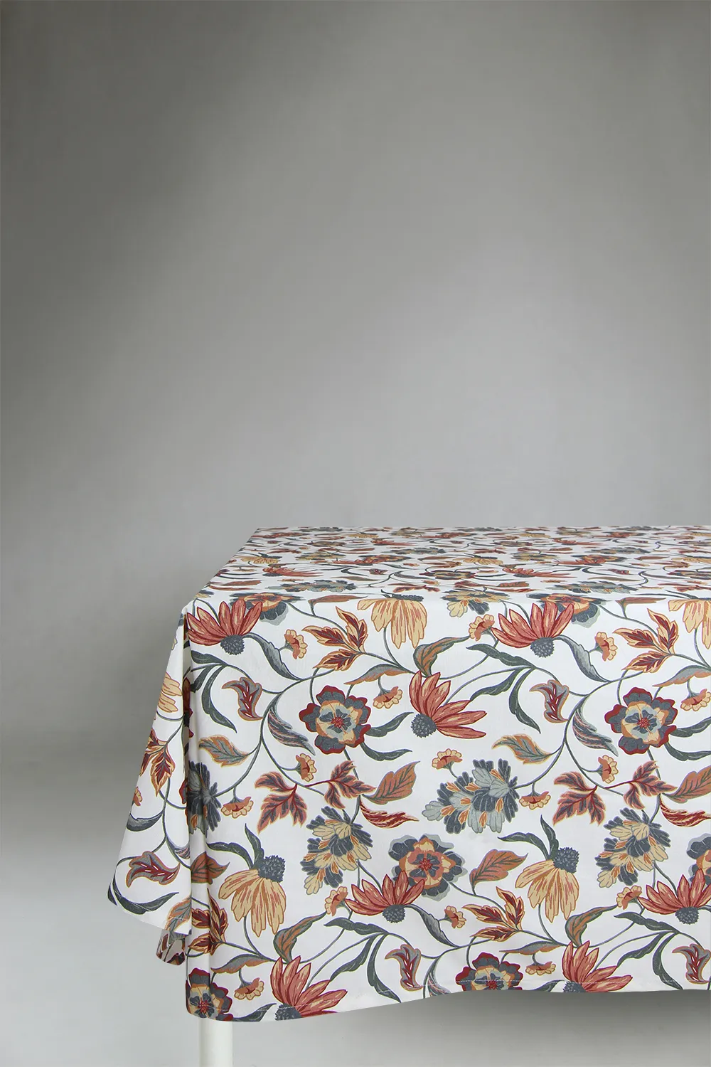 Cotton tablecloth - Mathilde (rust)