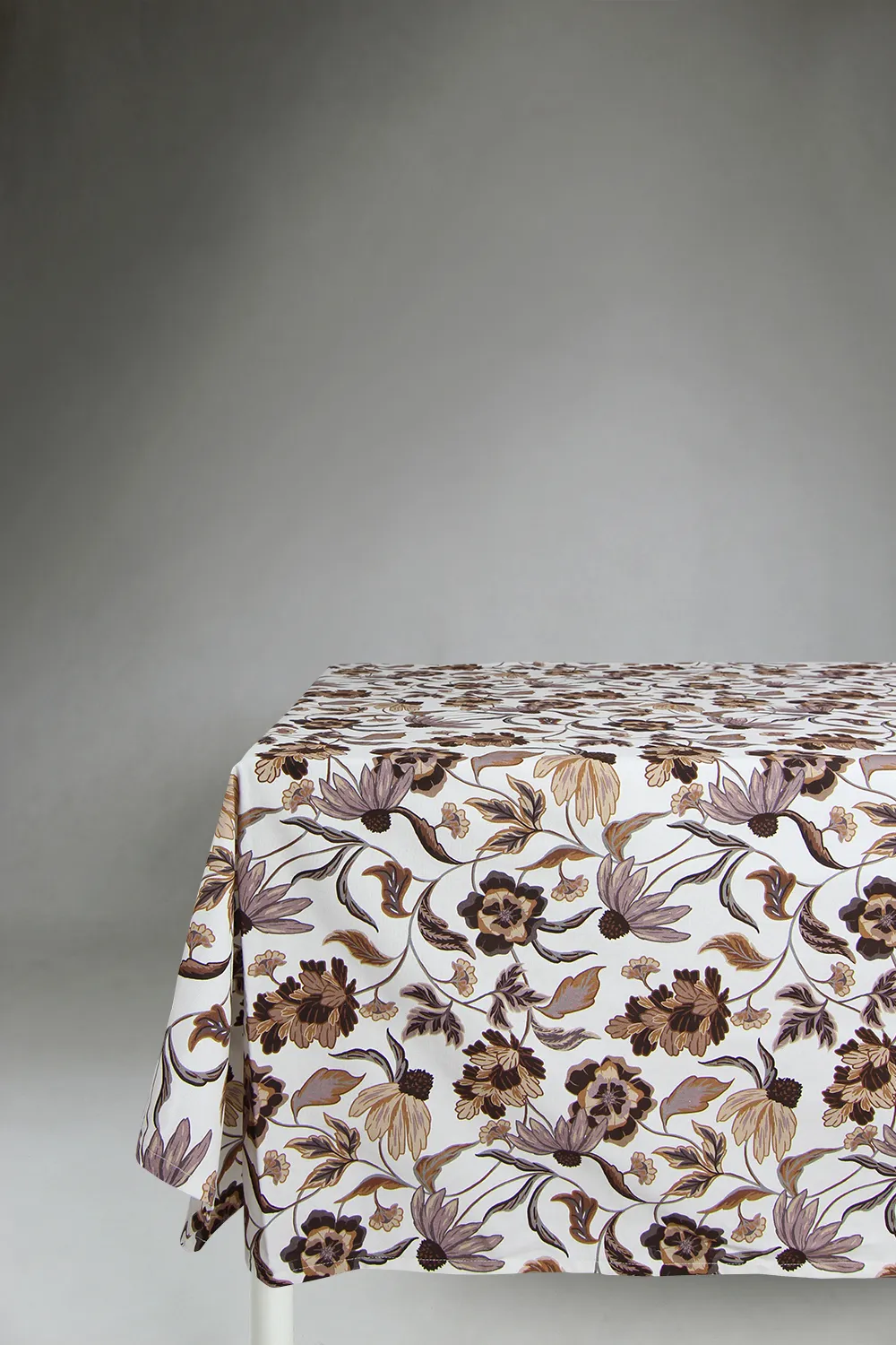 Cotton tablecloth - Mathilde (purple)