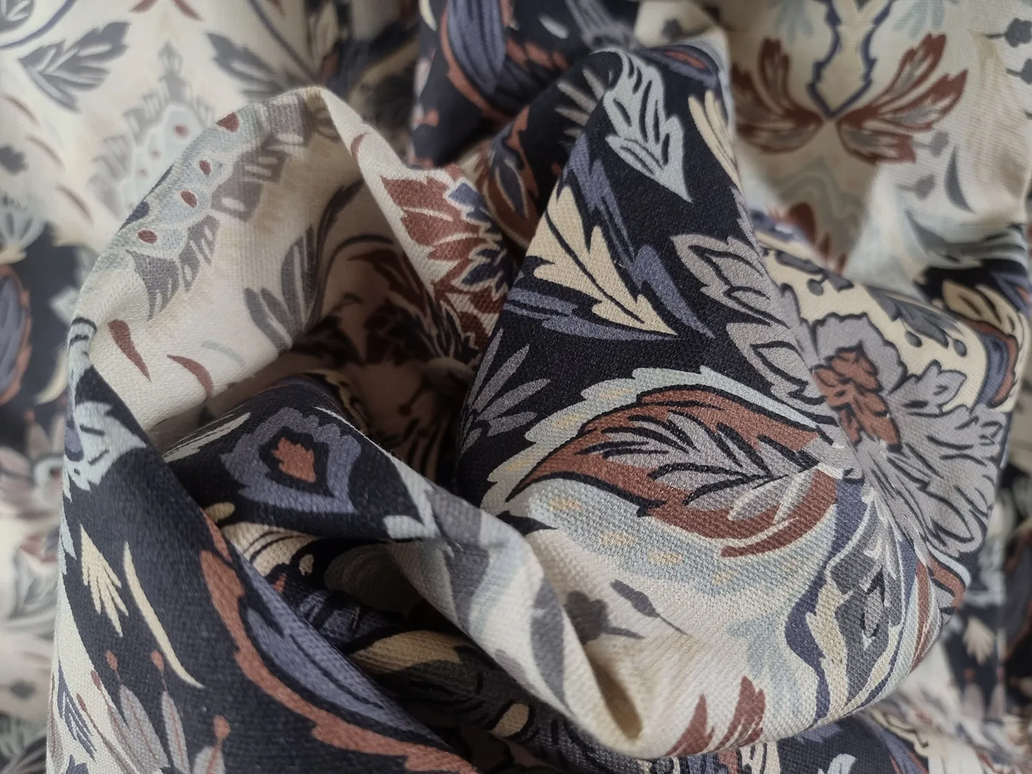 Cotton tablecloth - Paula (blue)