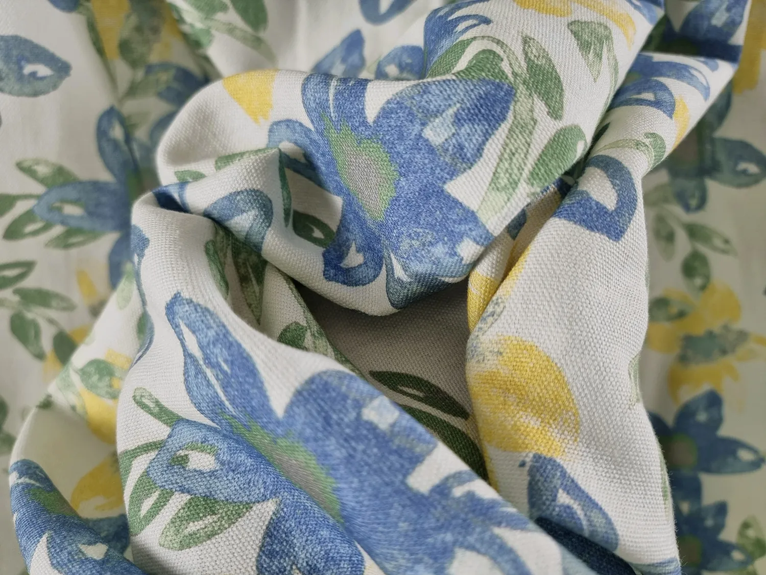 Cotton tablecloth - Petite (blue)