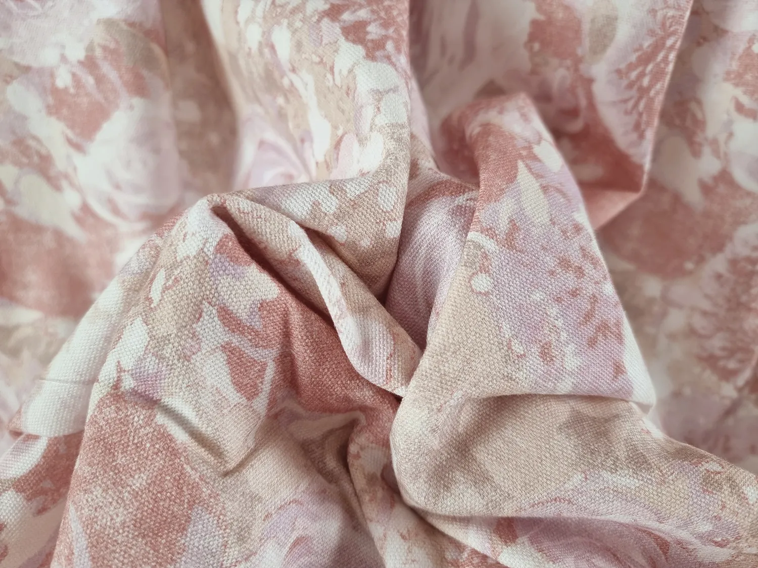 Cotton tablecloth - Soft (pink)