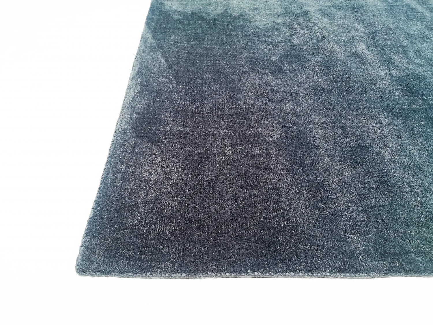 Recycled PET with viscose look (blue)
