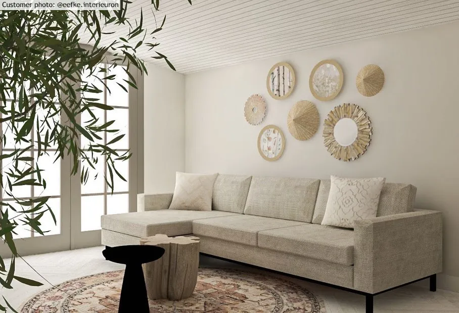 Round rug - Siliana (beige)