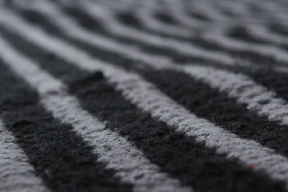 Rag rugs - Eila (grey/grey-black)