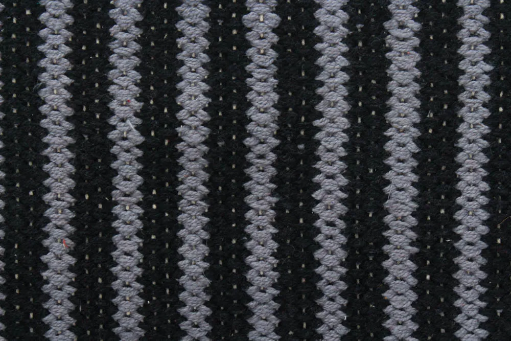 Rag rugs - Eila (grey/grey-black)