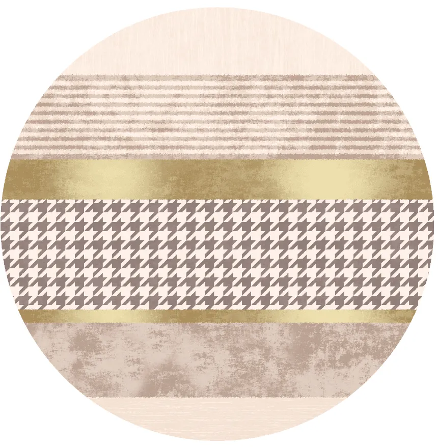 Round rug - Esme (beige/multi)
