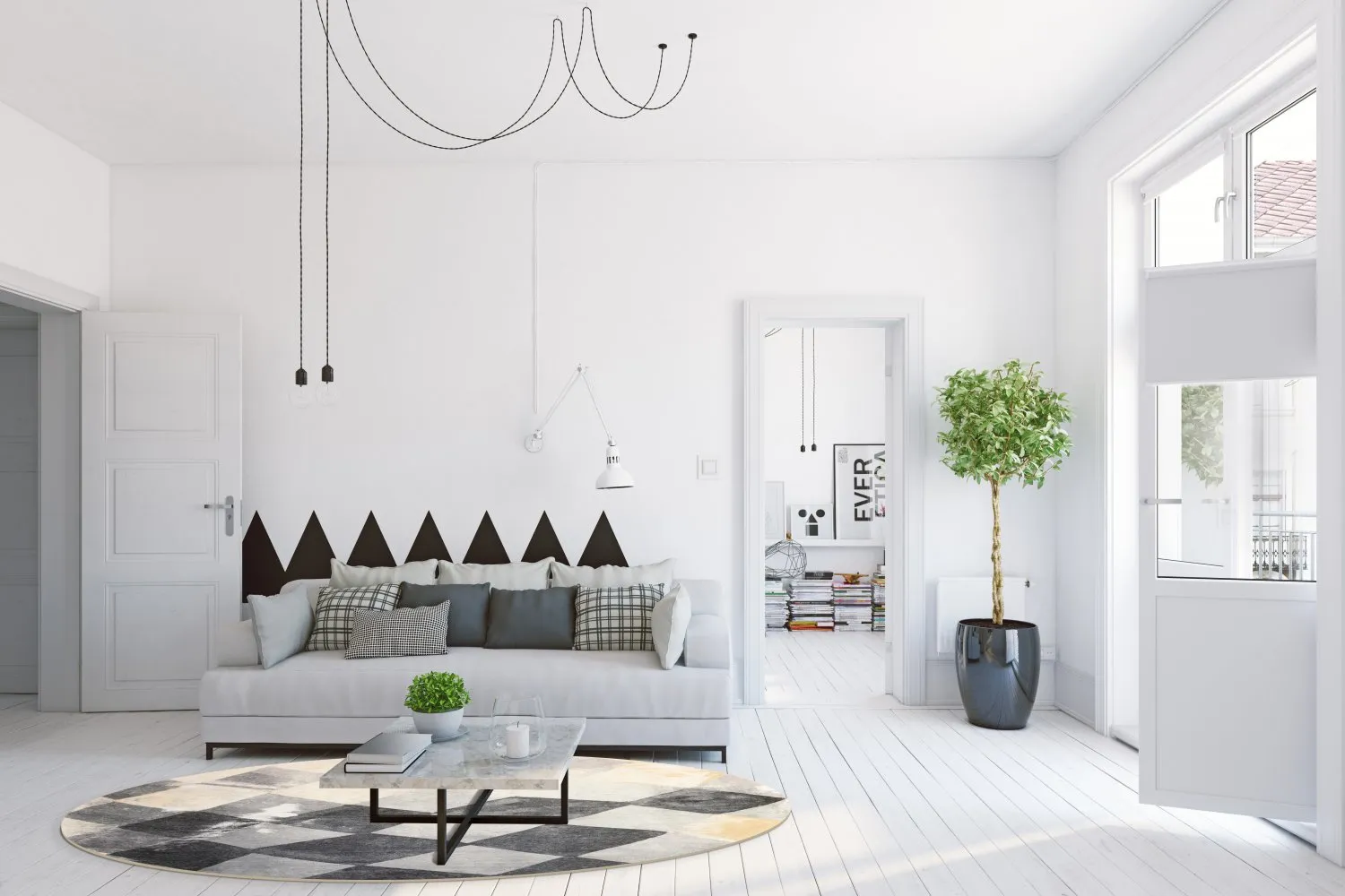 Round rug - Daire (multi)