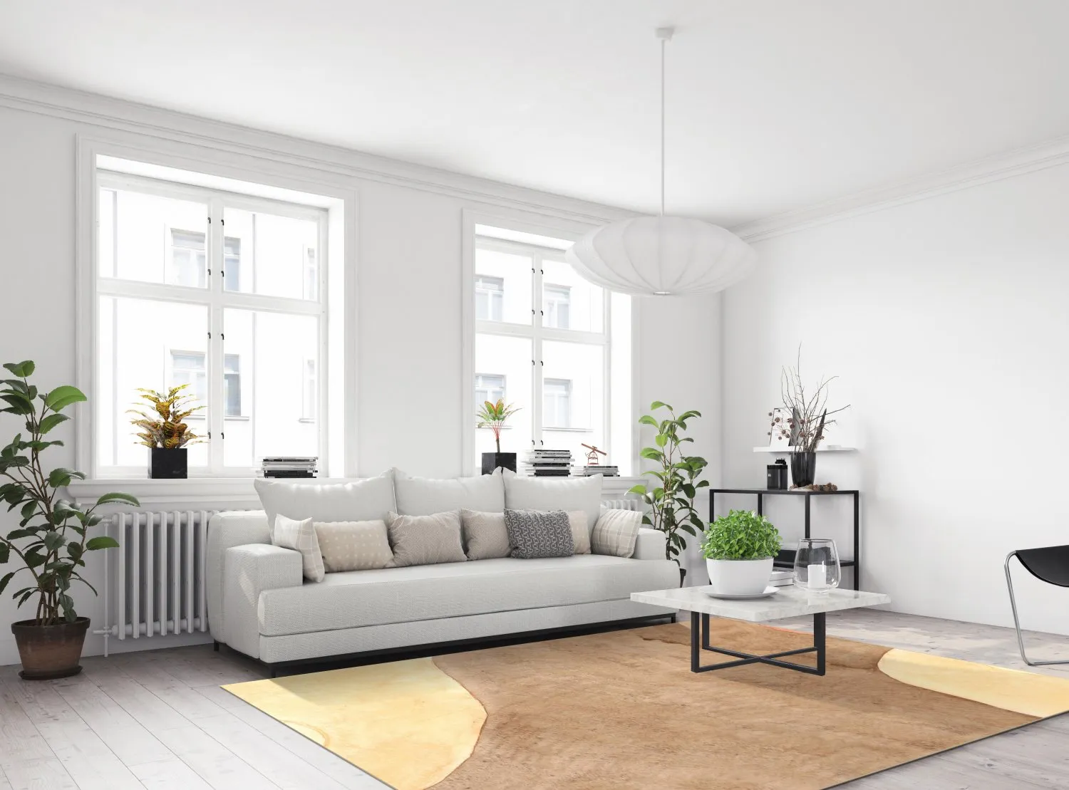 Wilton rug - Nisa (brown/beige)