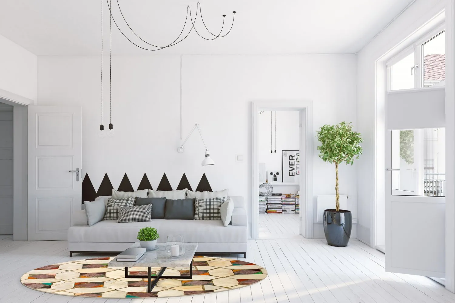 Round rug - Evisa (multi)
