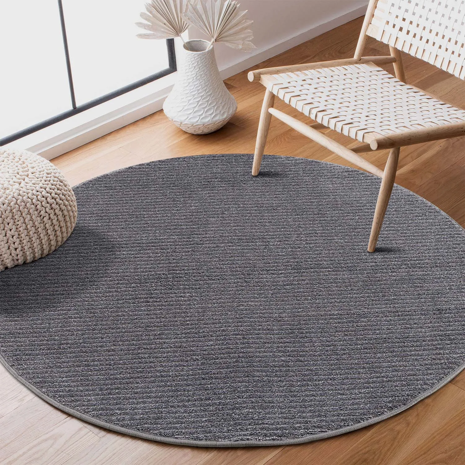 Round rugs - Grace (grey)