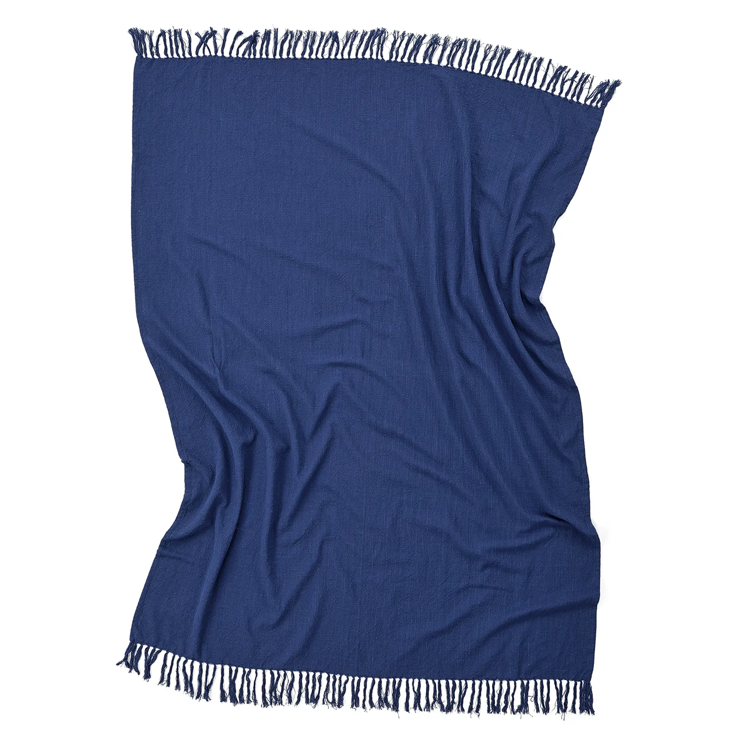 Throws - Veya cotton throw (navy)
