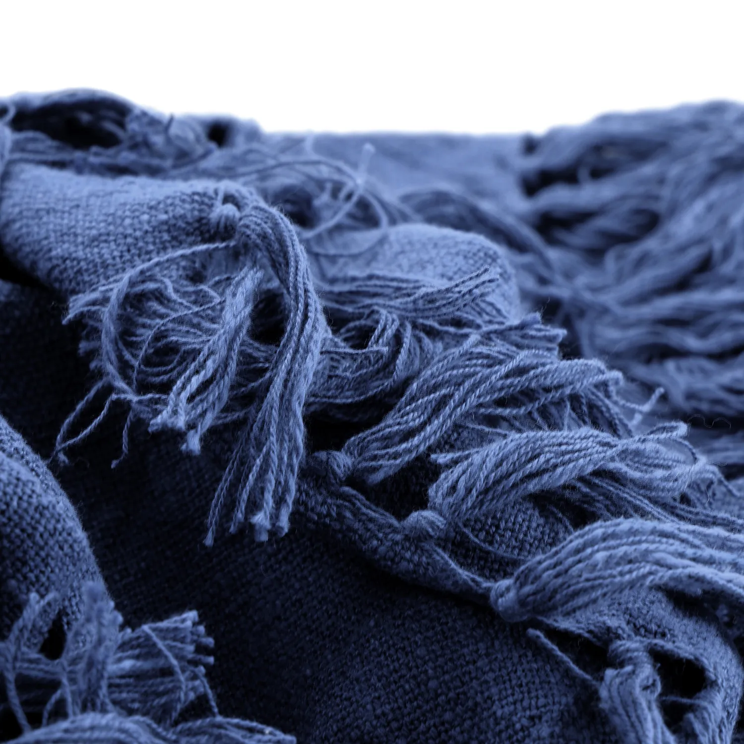 Throws - Veya cotton throw (navy)