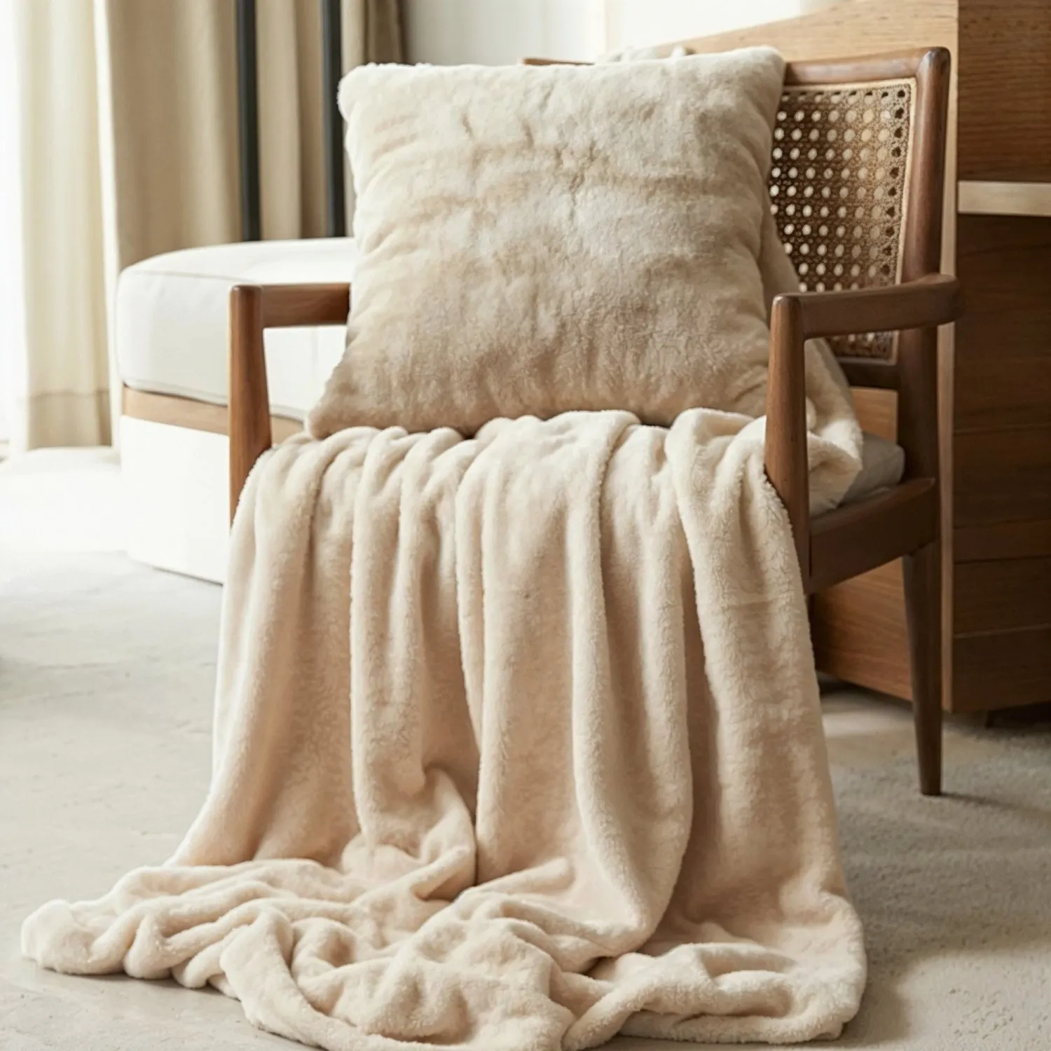 Throws - Aranga Super Soft Throw (beige)